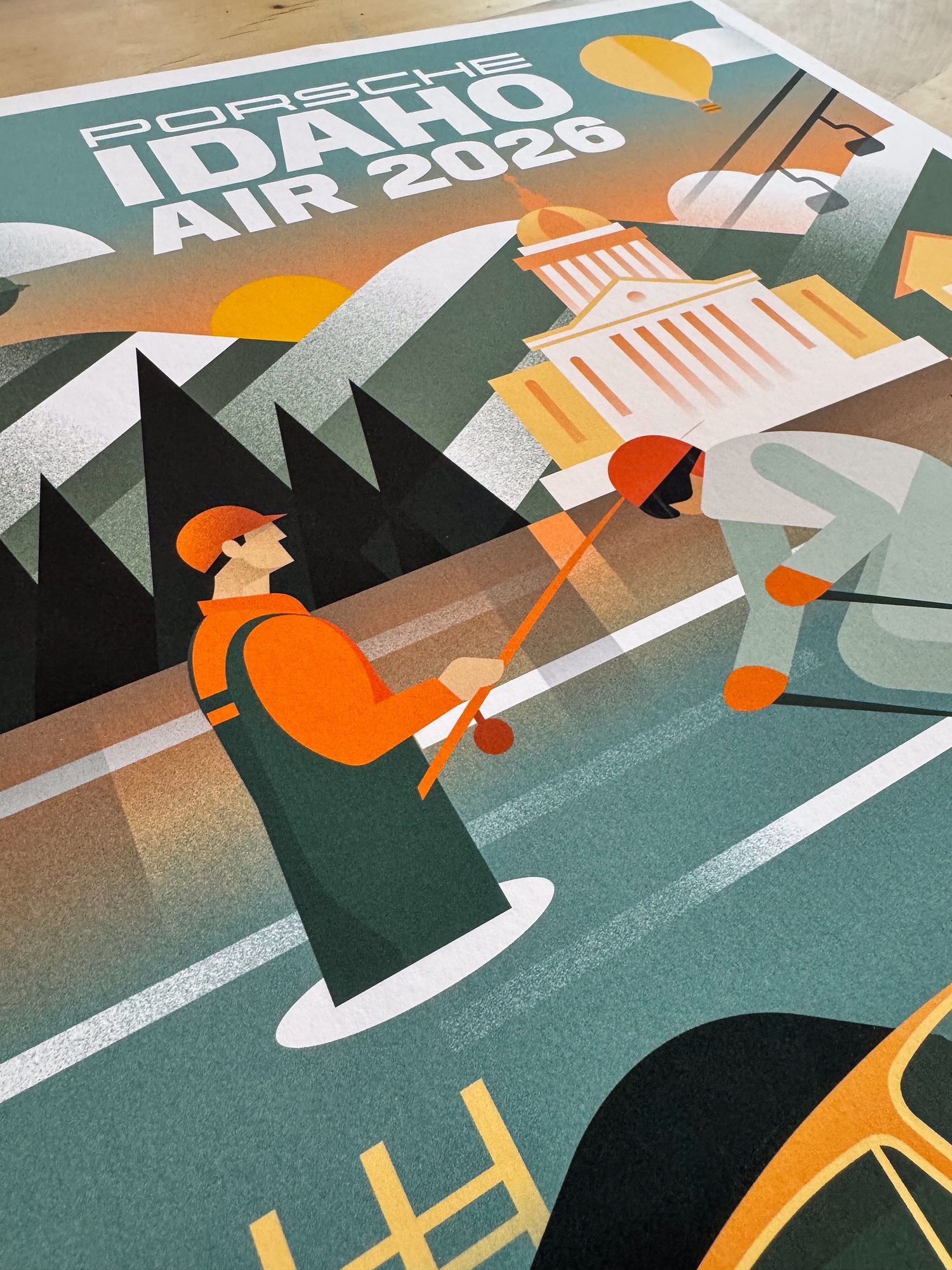 Poster print detail