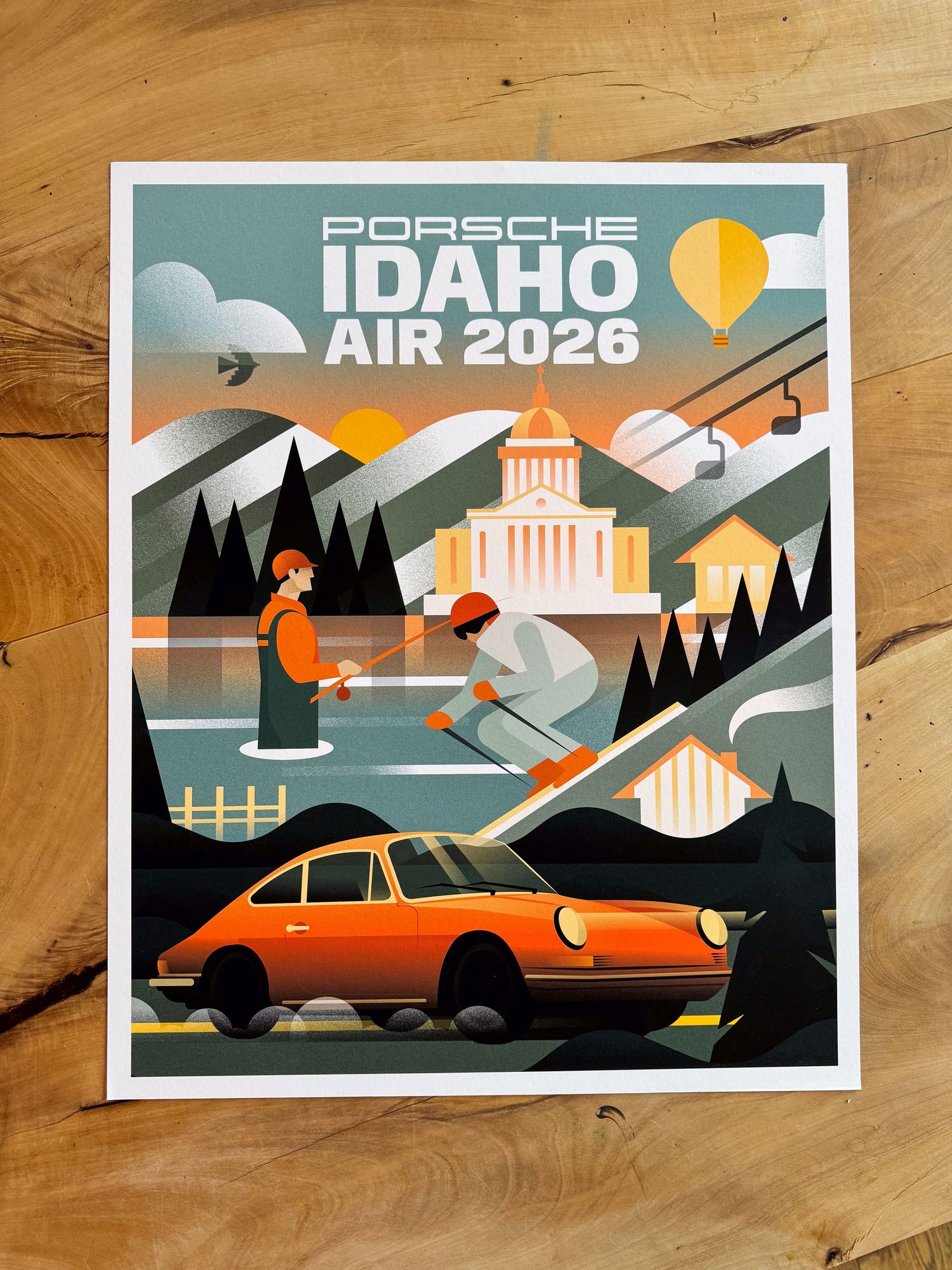 Idaho Air 2026 poster, front