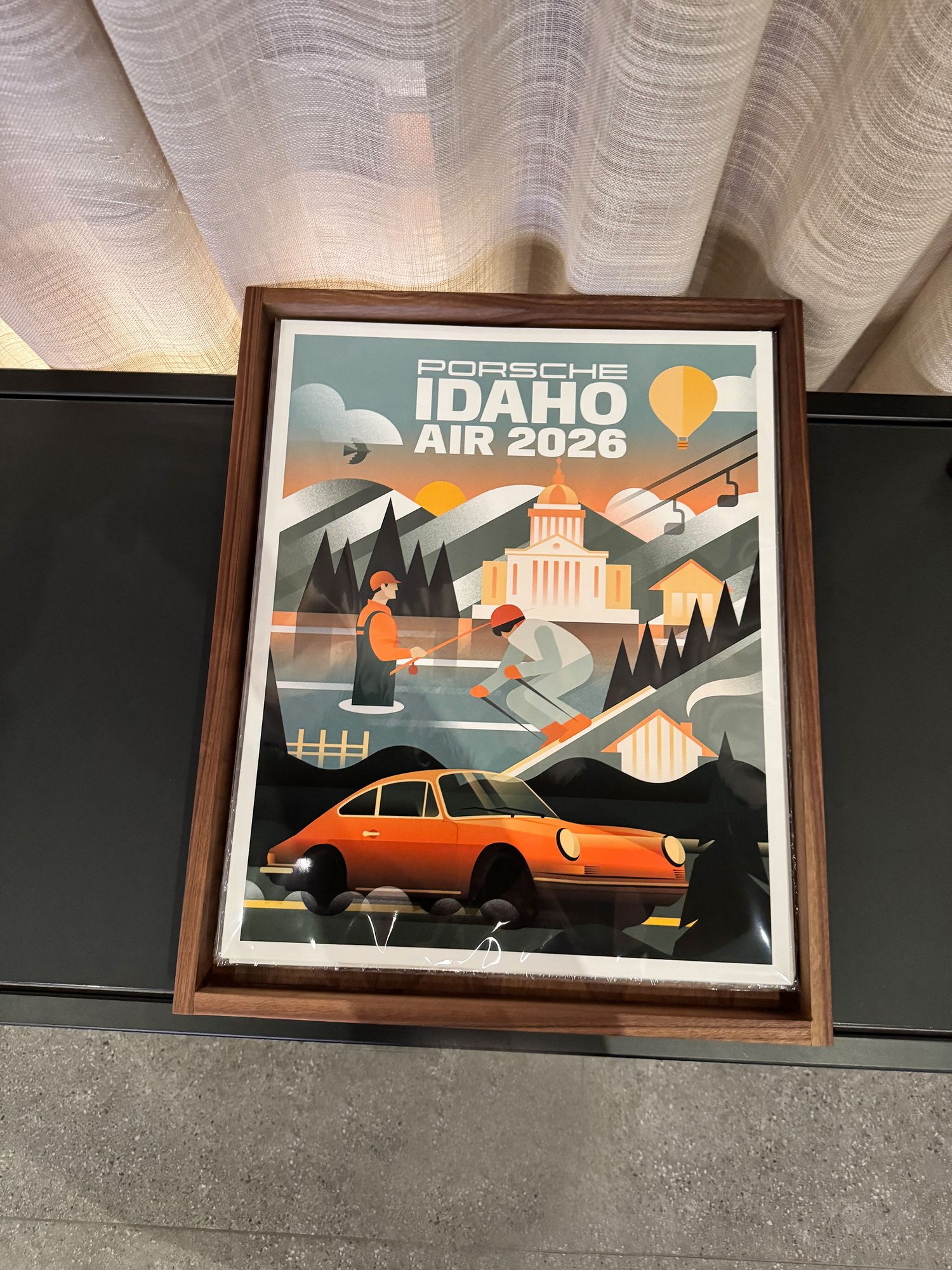 2026 poster, framed