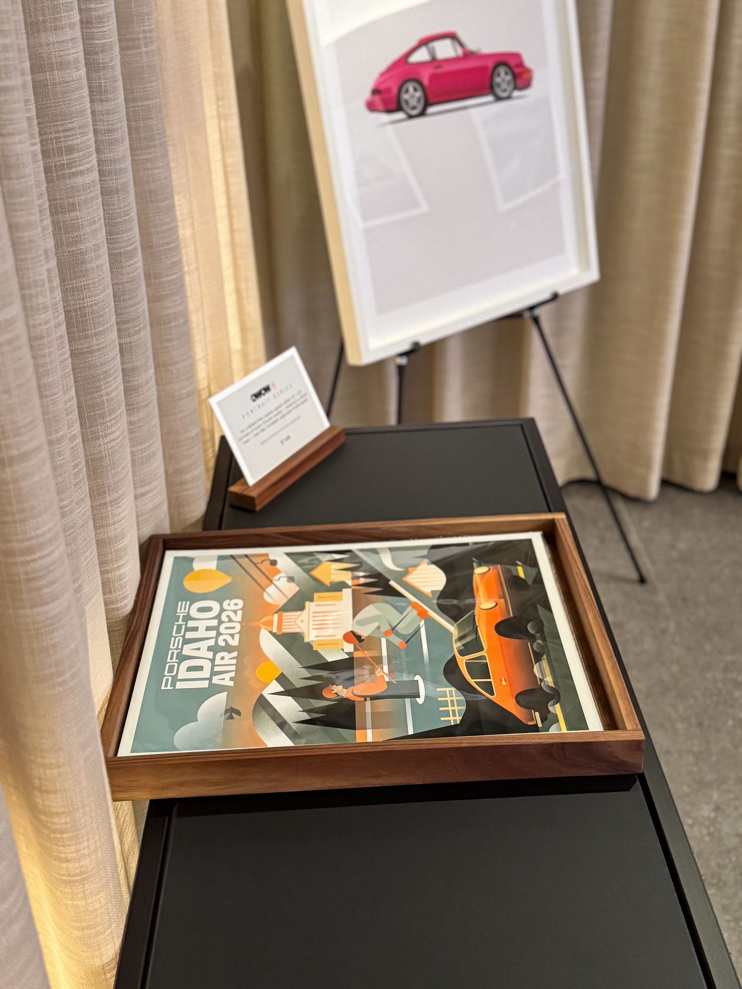 Framed 2026 poster with the event tee