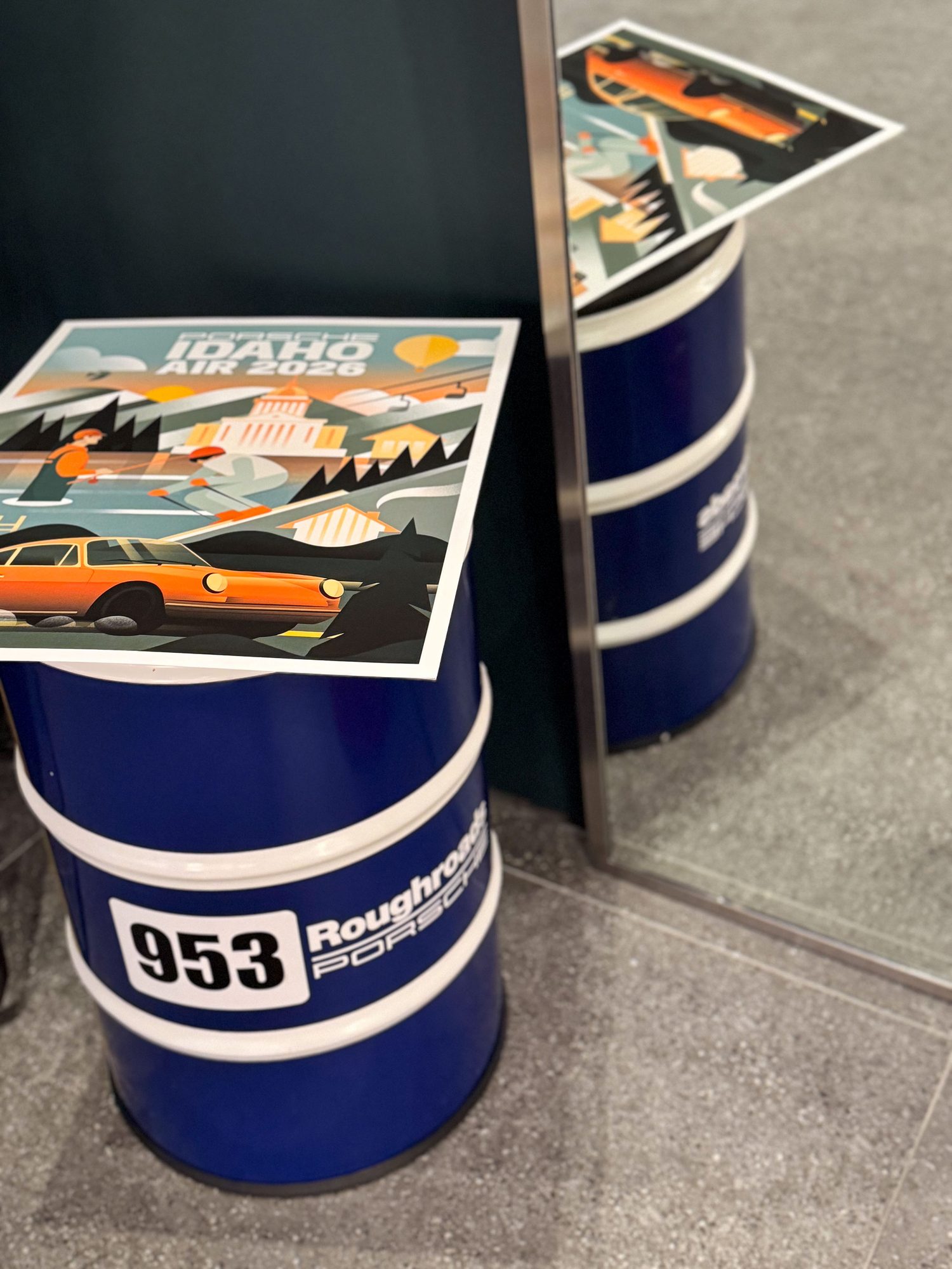 2026 posters at the merch booth